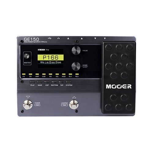 Multieffetto chitarra mooer ge150 black e green - 6971889220015