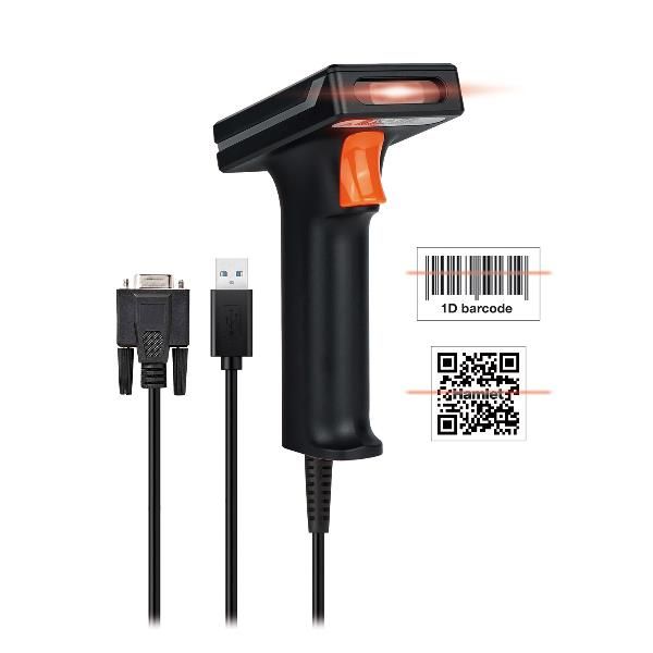 Barcode scanner ind usb+rs232 - HBCS2D120US