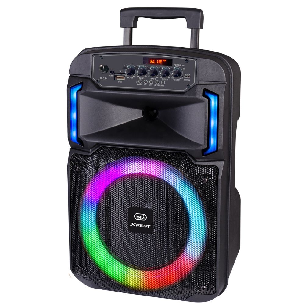 Trevi xfest altoparlante 25 w wireless usb micro sd aux-in tws xf 370 kb - 8011000040332