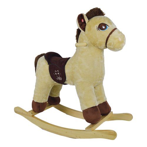 Cavallino dondolo ods 43405 my vip rocking horse con suoni beige