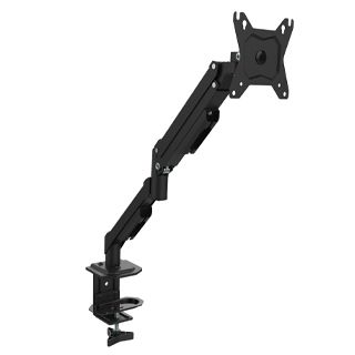 Braccio universale a gas per monitor geko by atlantis p022-d306asn 13-32 vesa 75x75/100x100 8kg vert 90° oriz 180° pivot 360°