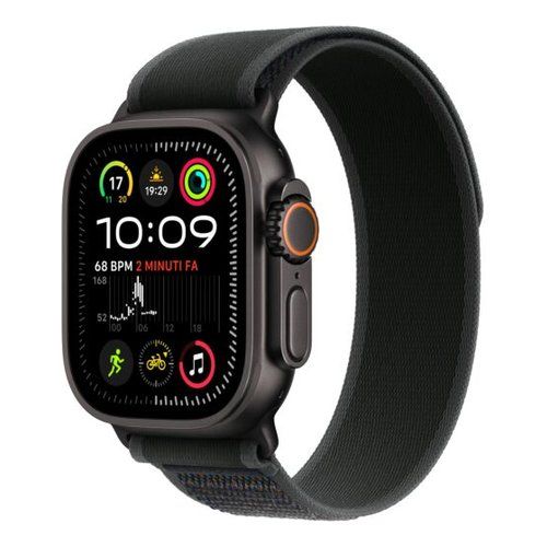 Apple watch ultra 2 gps + cellular cassa 49mm titanio nero con cinturino black trail loop - APMX4U3TY/A-TIM