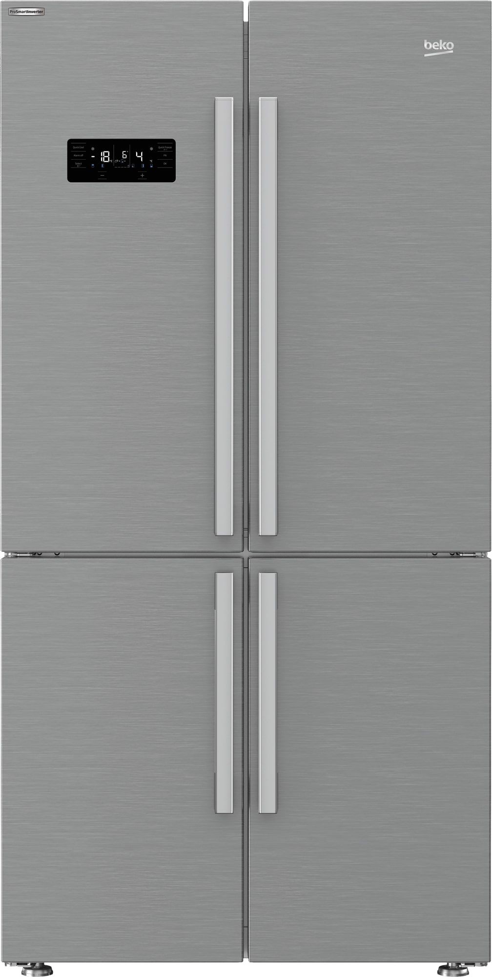 Image of Frigorifero side-by-side Beko GN1416231JXN frigorifero side-by-side Libera installazione 530 L Acciaio inossidabile