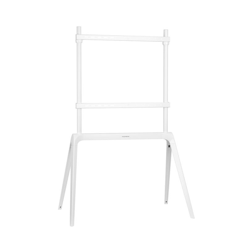 Staffa pavimento per tv 55-86 load 60kg 600x400 bianco metal - S604