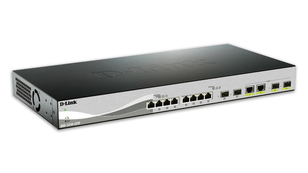 Image of 12-PORT SWITCH INCLUDING 8X10GIGA PORTS 4XSFP