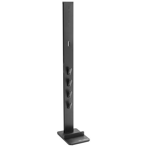 Meliconi supporto da terra cleaning tower compatibile con aspirapolvere dyson colore nero - 655271