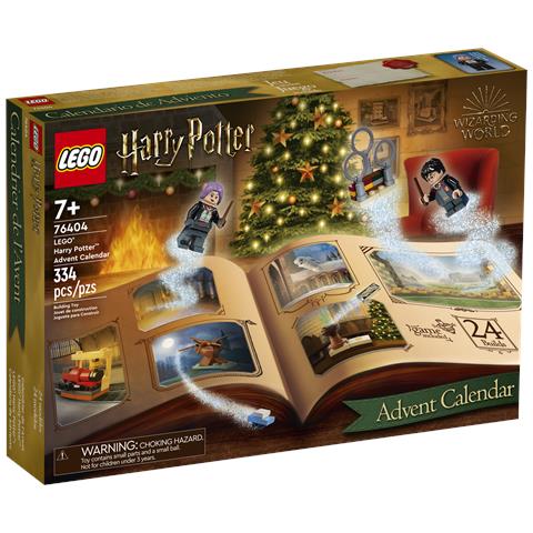 Image of LEGO Harry Potter 76404 Calendario dellAvvento 2022 con Gioco da Tavolo, 7 Minifigure e Accessori, Idea Regalo di Natale