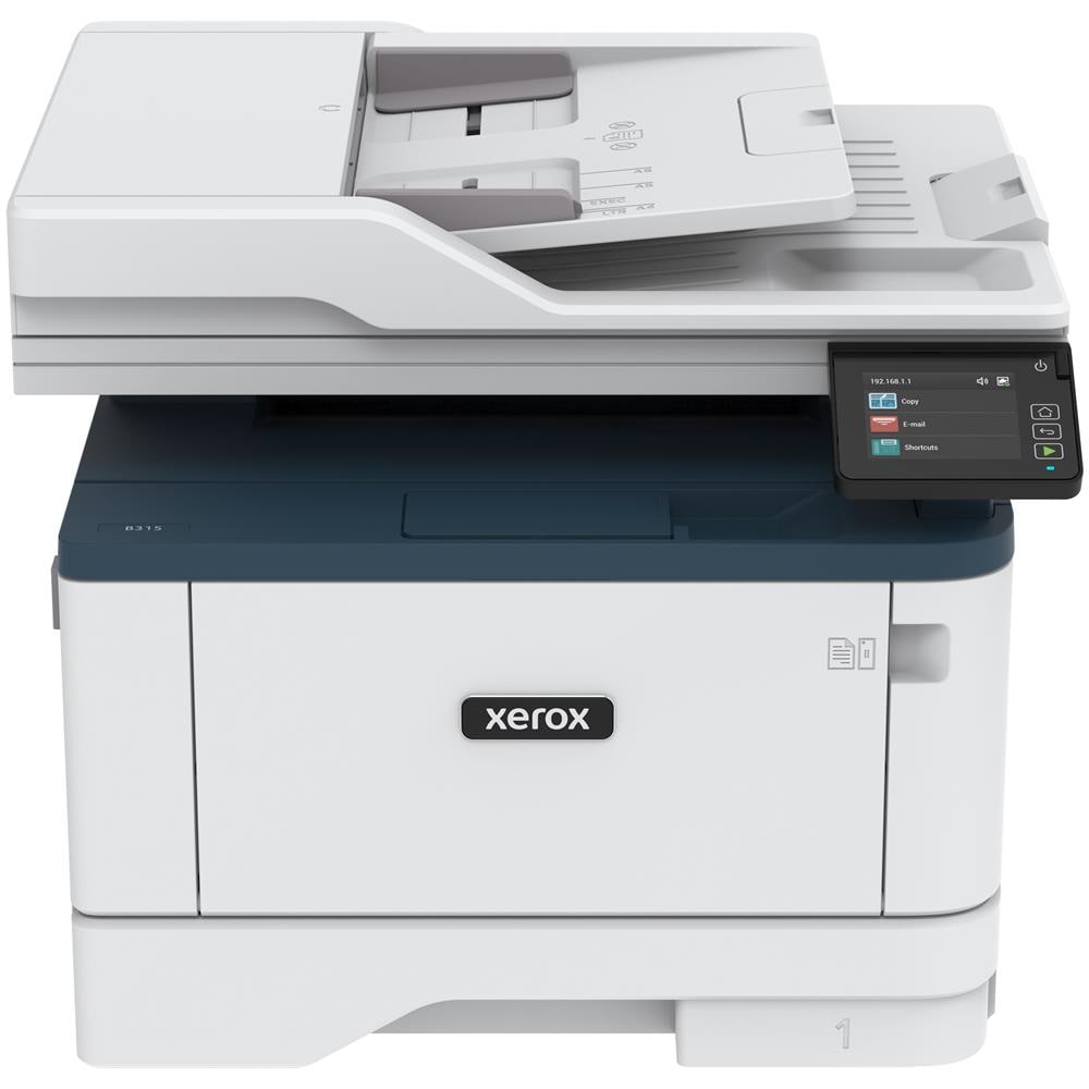 Xerox B315 A4 40 ppm Copia/Stampa/Scansione/Fax fronte/retro wireless PS3 PCL5e/6 2 vassoi 350 fogli