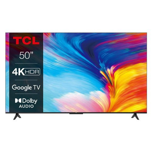 Image of TCL SMART TV Televisore 50 QLED ULTRA HD 4K CON HDR E ANDROID TV NERO 127 cm (50) 4K Ultra HD
